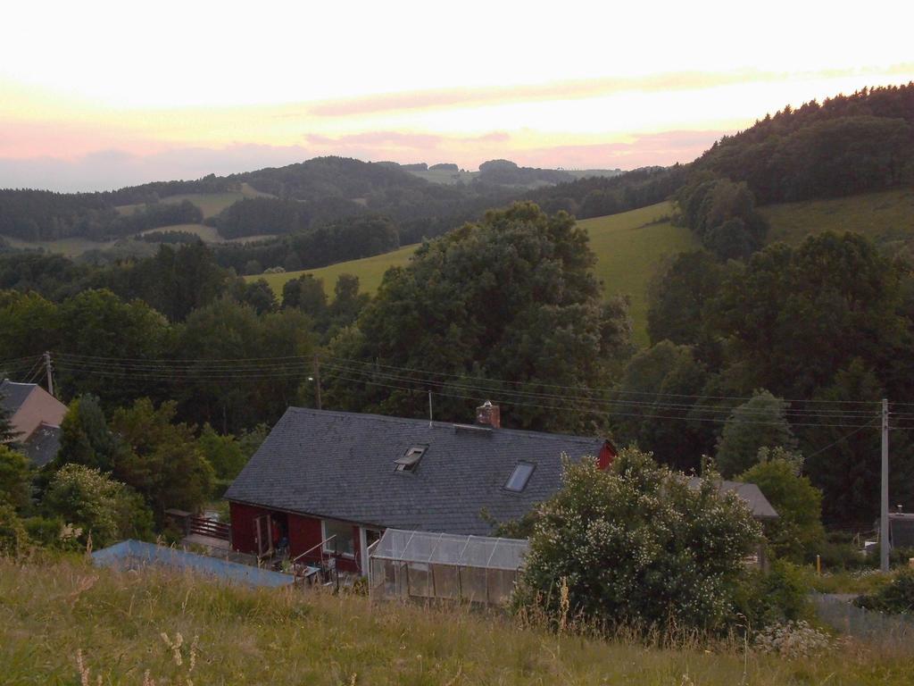 Ferienwohnung Ferienhaus am Horn Sebnitz Exterior foto